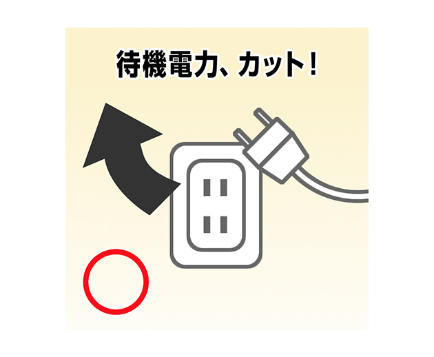 長期間使わないときは電源プラグをぬいたほうがいい？